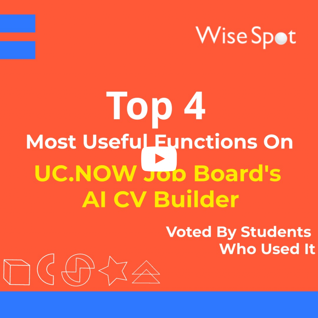 UC.NOW Job Board's AI CV Builder Video